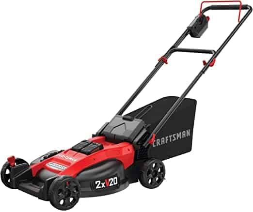 A cordless push mower