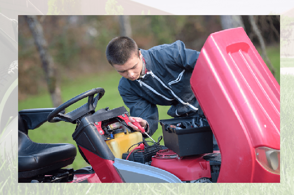 To replace riding mower