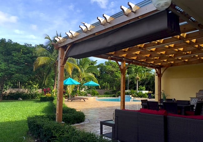 The Latest High-End Pergola Retractable Canopy Cover Review 2022