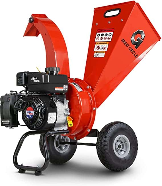 The powerful wood chipper