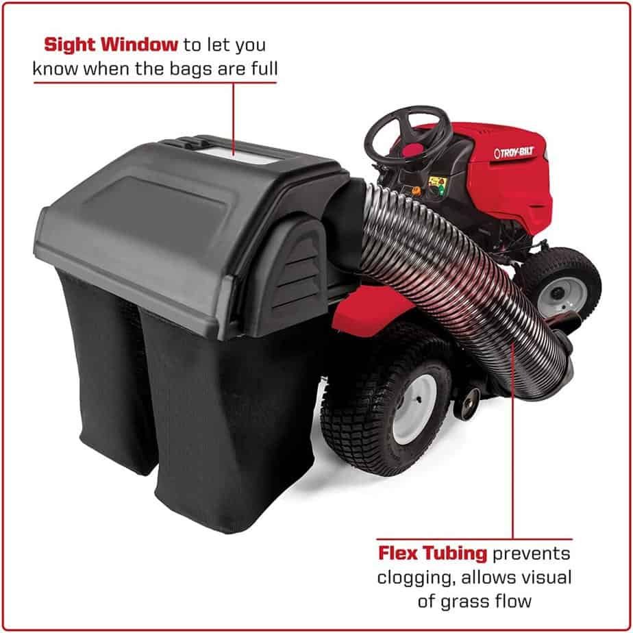 Leaf bagger for riding lawn mower 3