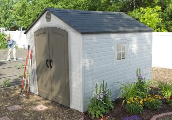 8 x 10 resin outdoor storage shed