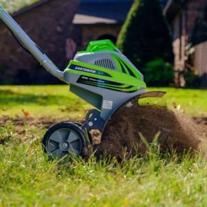 how to use an electric garden tiller