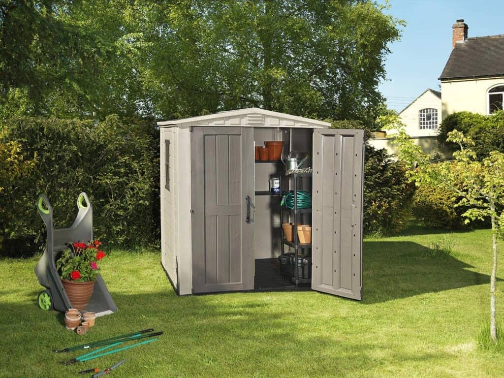 Plastic storage shed for sale