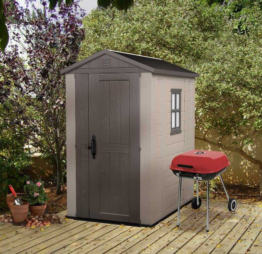 Small resin storage sheds