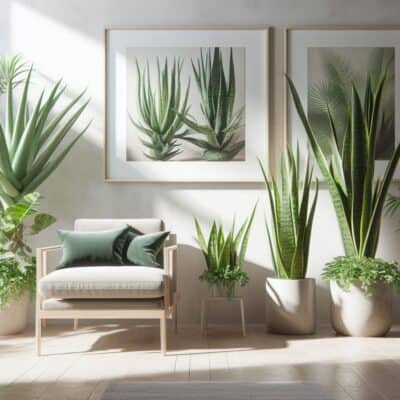 Aloe vera and snake plant differences 3