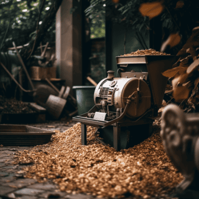 How to shred wood without a chipper