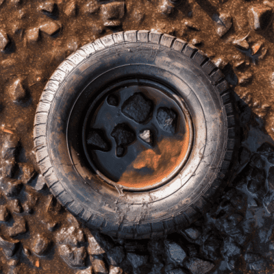 Why do wheelbarrow tires go flat