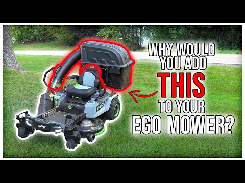 What is riding lawn mower with bagger 1