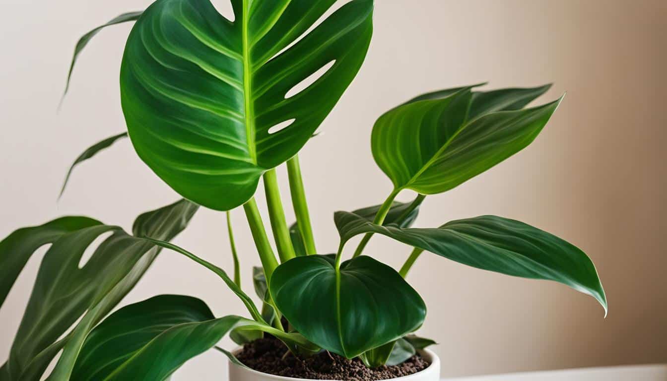 Supporting your philodendron birkin with staking